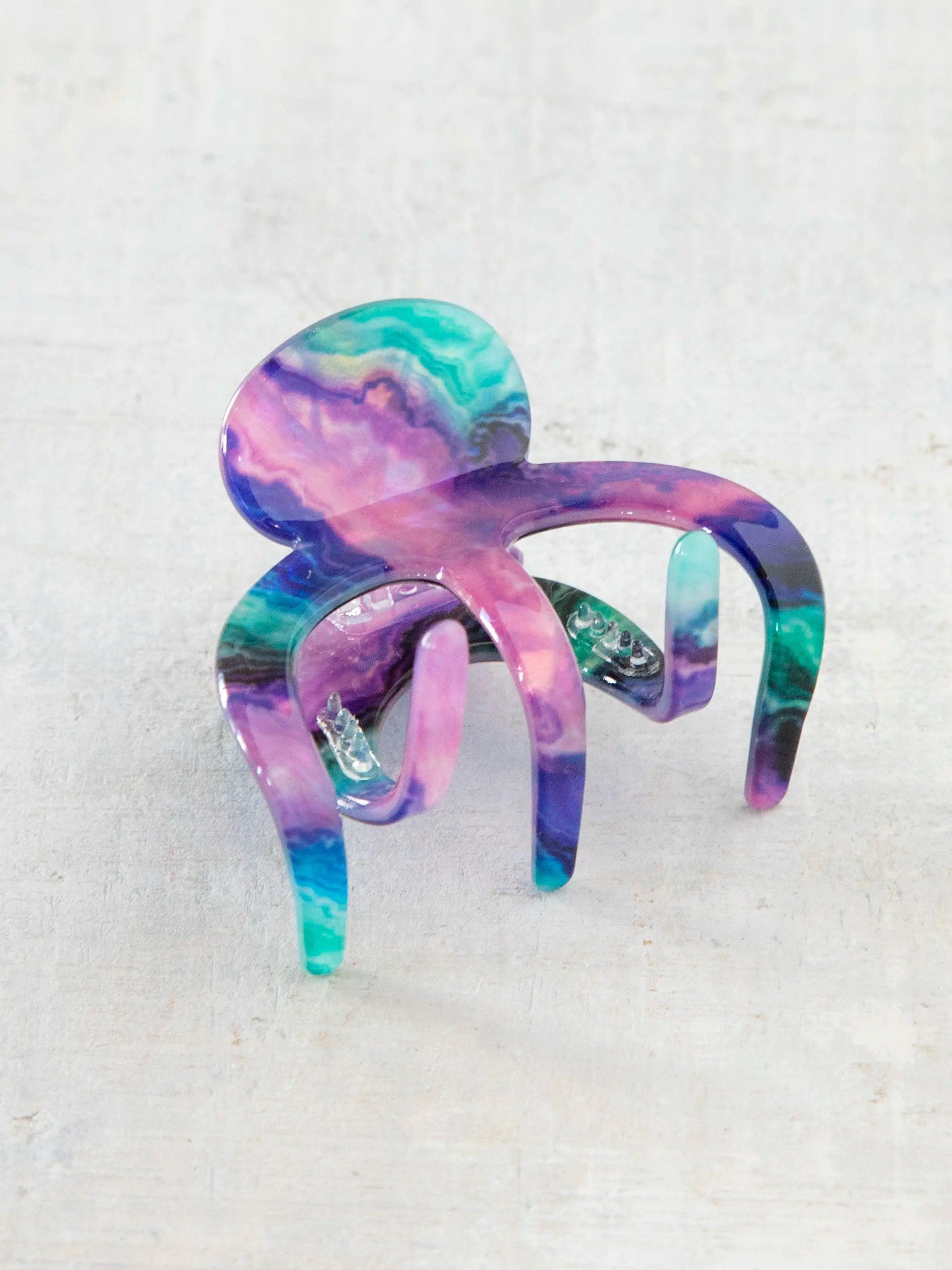 Octopus Hair Claw Clip - Purple Product Image