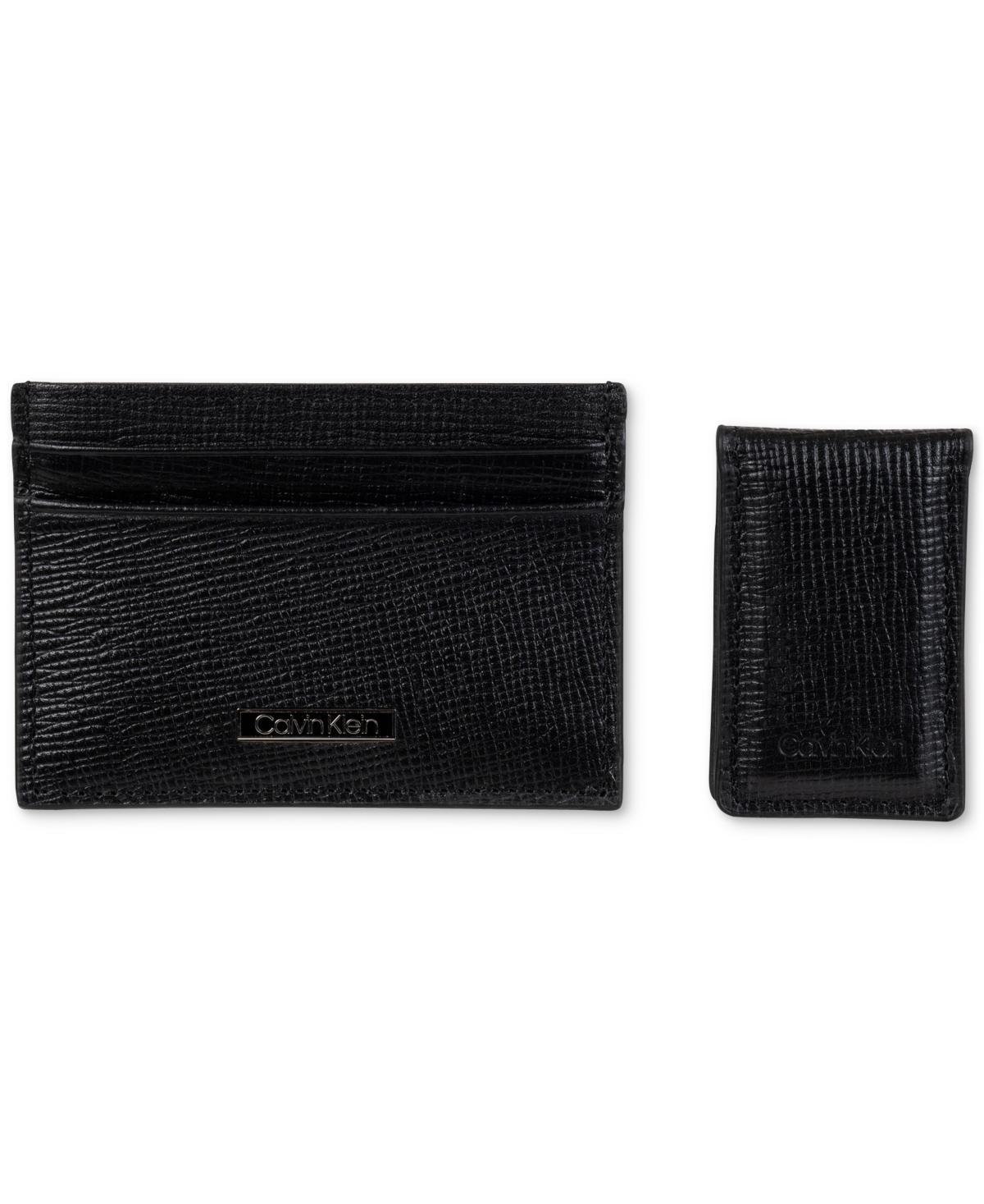 Calvin Klein Mens Rfid Card Case & Money Clip Product Image