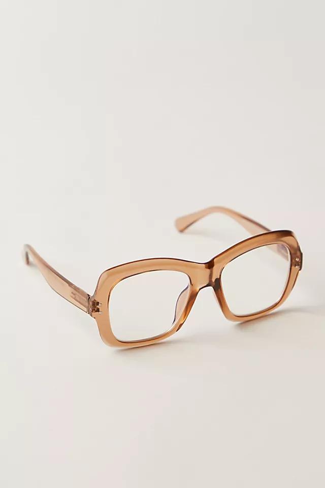 Esther Oversized Square Blue Light Glasses Product Image