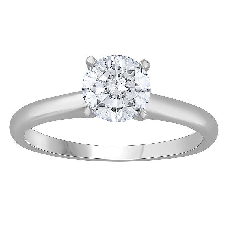 Diamond Medley 14k White Gold 1 1/10 Carat T.W. Lab-Grown Diamond Engagement Ring, Womens 14k Whgold Product Image