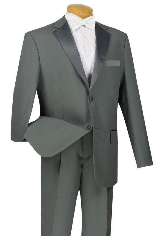 Royale Collection - Regular Fit 2 Piece Tuxedo in Gray Product Image