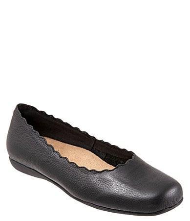 Trotters Sabine Leather Scalloped Slip Product Image