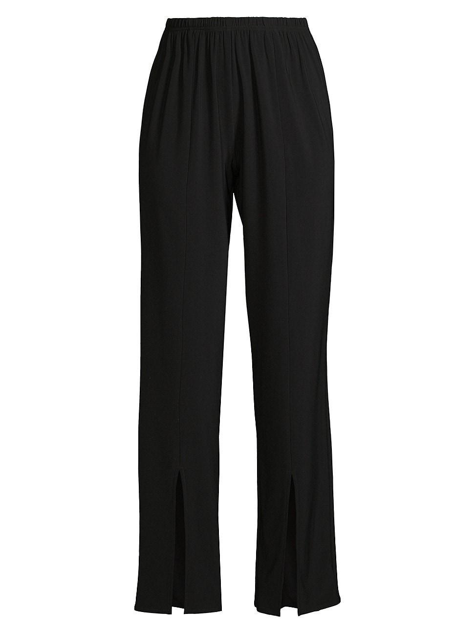 Womens Stretch-Knit Split Hem Pants Product Image