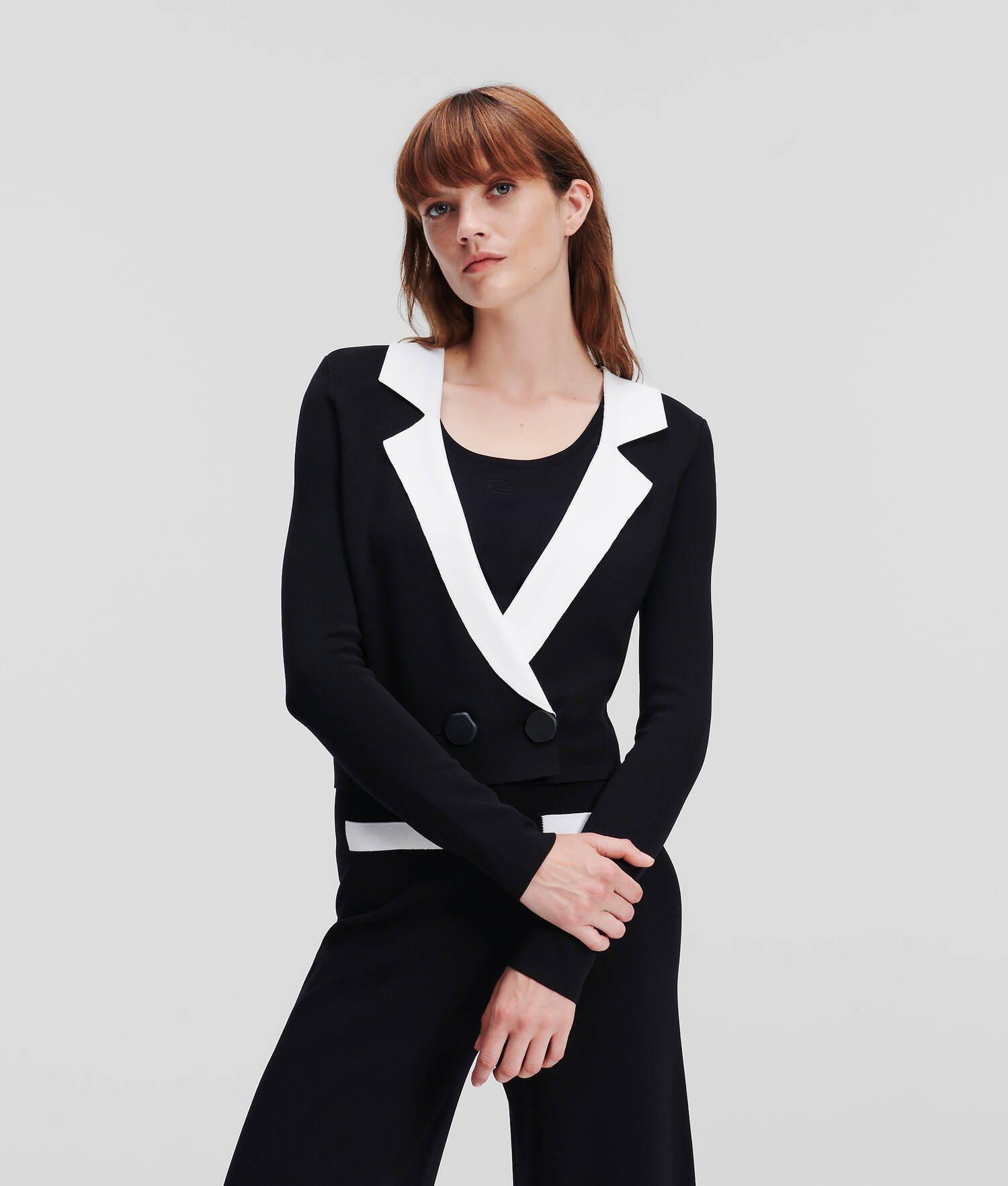 CROPPED TAILORED CARDIGAN Product Image