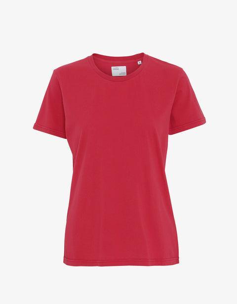 Women Light Organic Tee - Scarlet Red Product Image