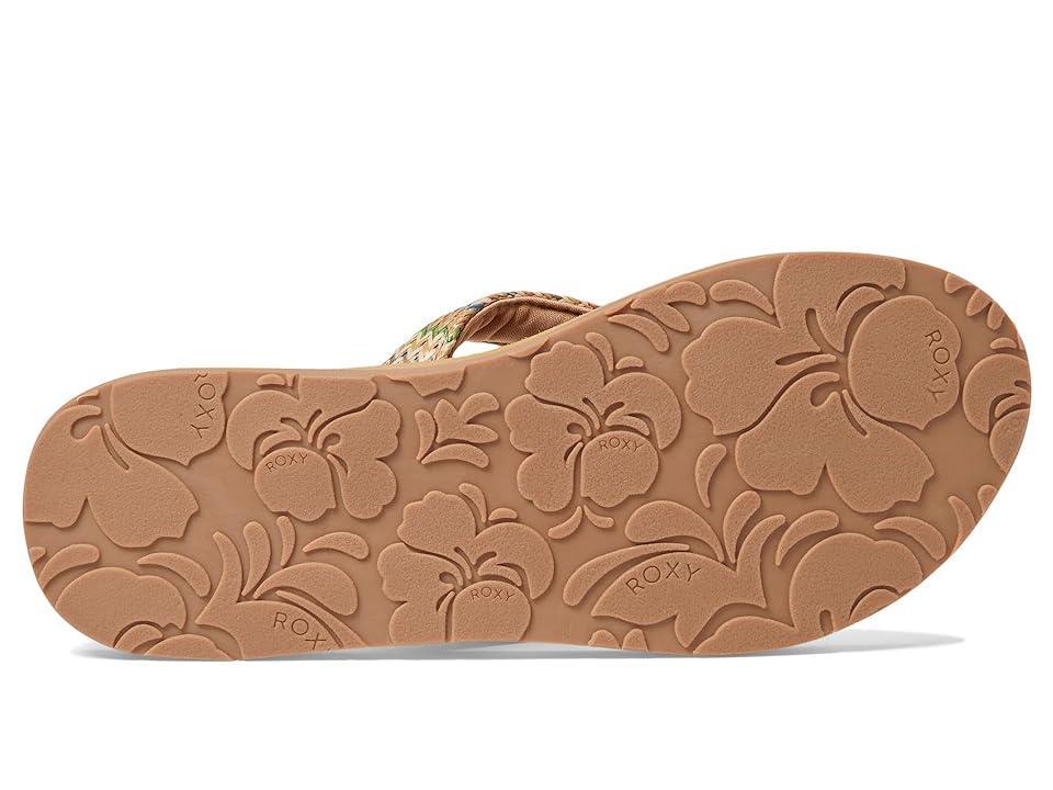 Roxy Porto Raffia Olive) Women's Shoes Product Image