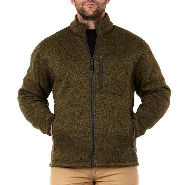 Mens Smith's Sherpa Lined Fleece Full Zip Jacket Product Image