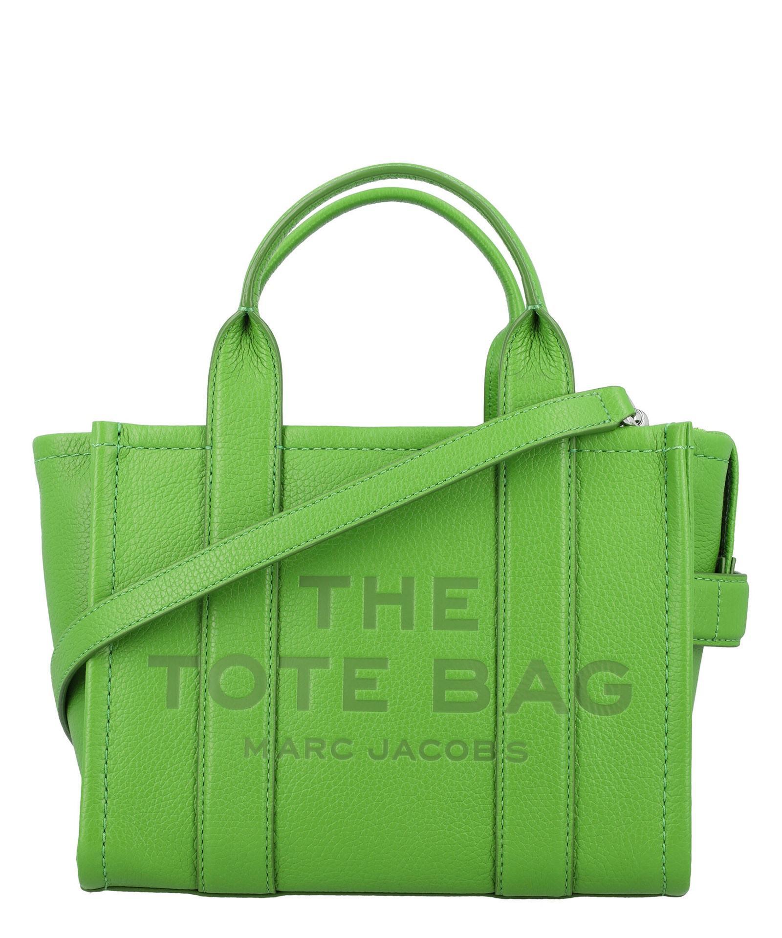 MARC JACOBS The Tote Small Handbag In Green Product Image