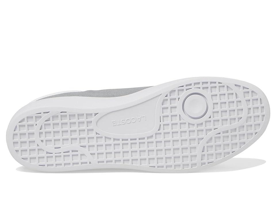 Lacoste Baseshot 124 2 SMA (Grey/White) Men's Shoes Product Image