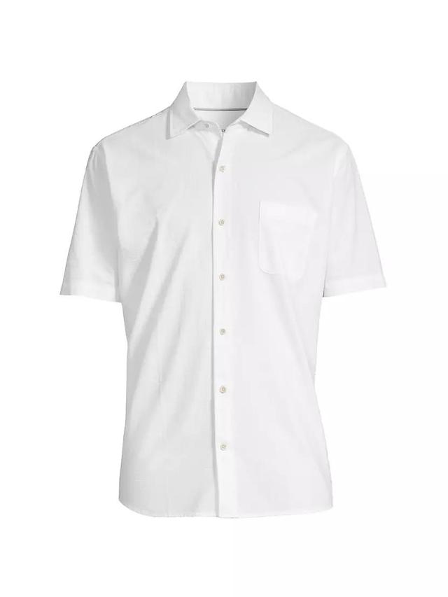 Crown Seaward Seersucker Cotton Sport Shirt Product Image