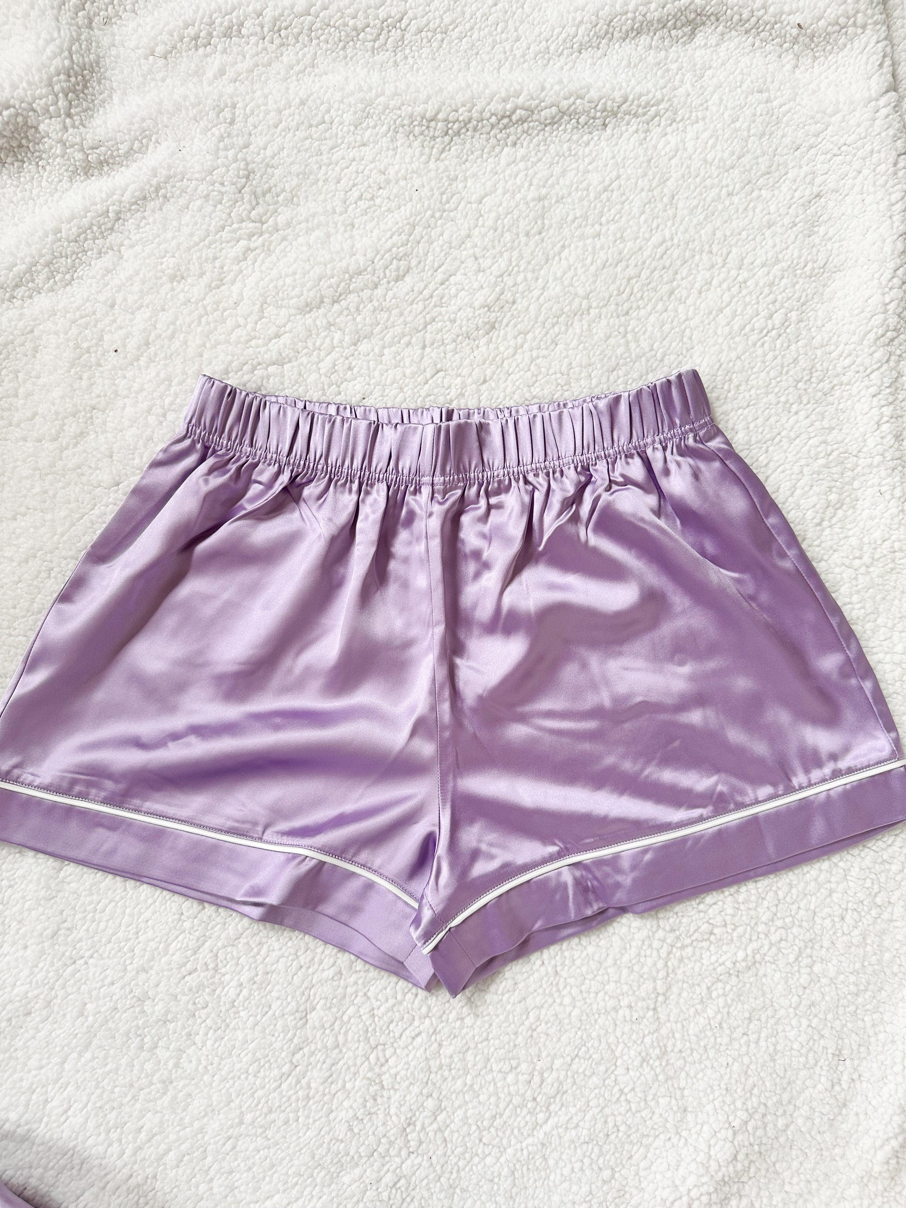 Champagne Purple Pajama Set Product Image