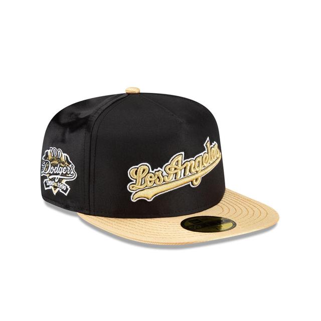 Los Angeles Dodgers Metallic Gold 59FIFTY A-Frame Fitted Hat Male Product Image