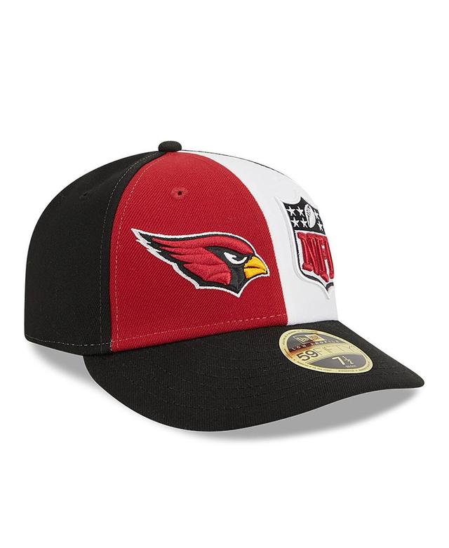 Mens New Era Cardinal Arizona Cardinals 2023 Sideline Low Profile 59FIFTY Fitted Hat - Cardinal Product Image