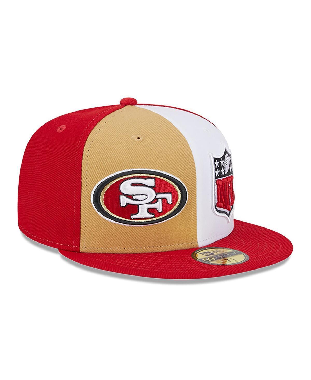 Mens New Era Gold San Francisco 49ers 2023 Sideline 59FIFTY Fitted Hat - Gold Product Image