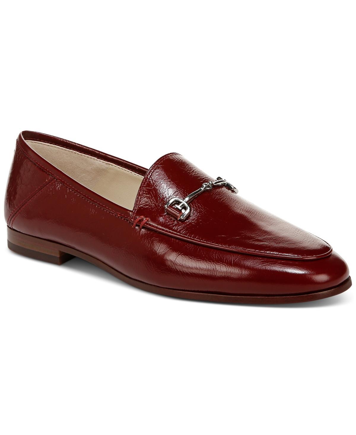 SAM EDELMAN Loraine Bit Loafer In Cabernet Red Patent Product Image