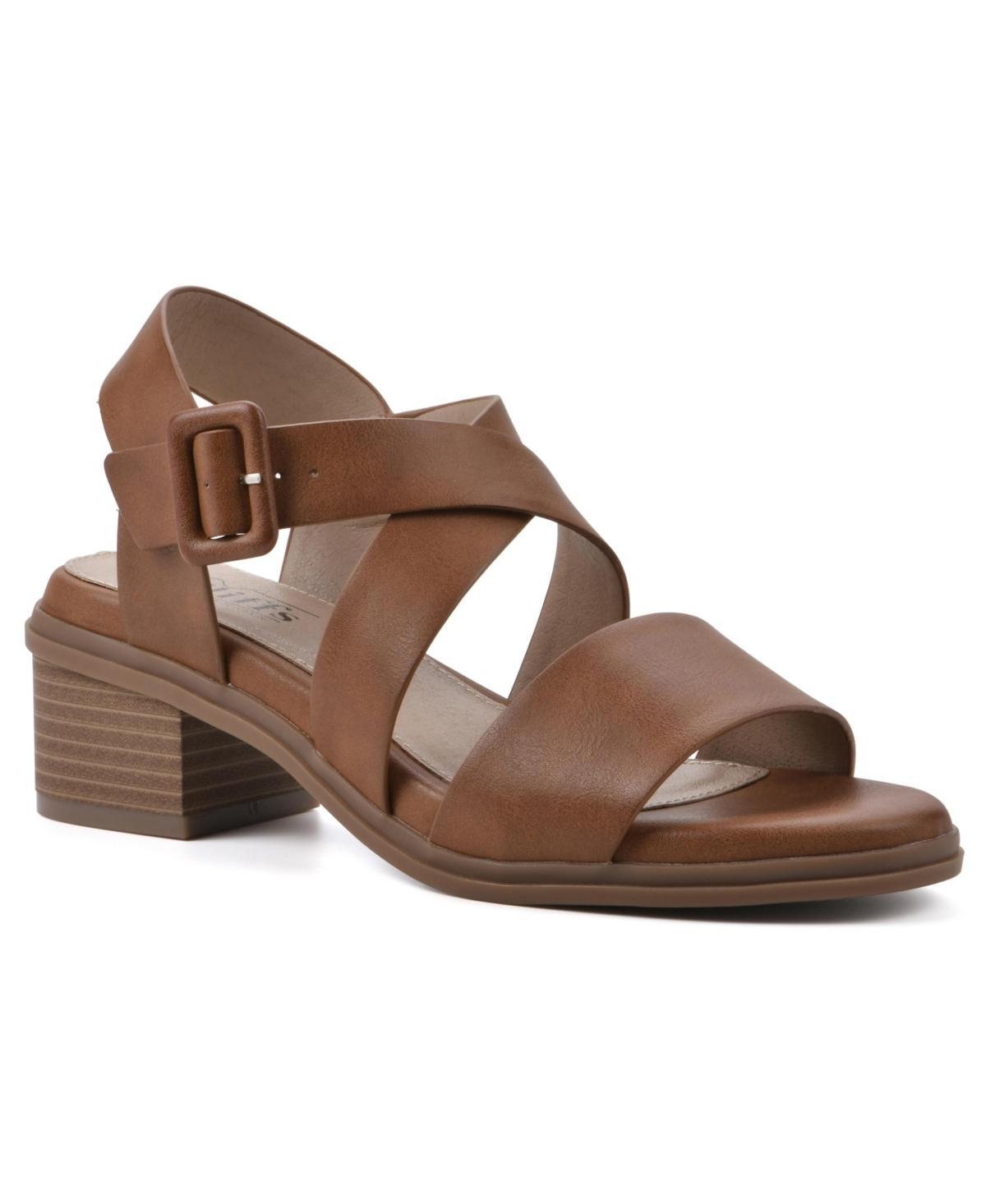 Cliffs by White Mountain Cordovan Womens Heeled Sandals Product Image