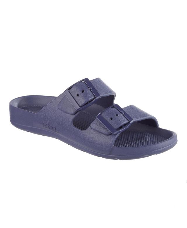 totes Womens Everywear Double Buckle Adjustable Slide Sandals Product Image