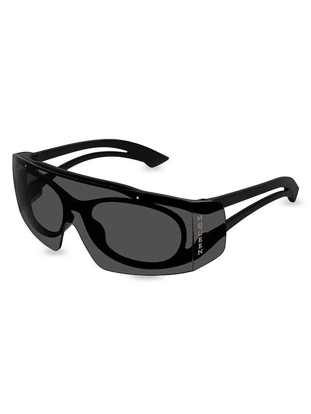 Womens Two-Tone 99MM Mask Sunglasses Product Image