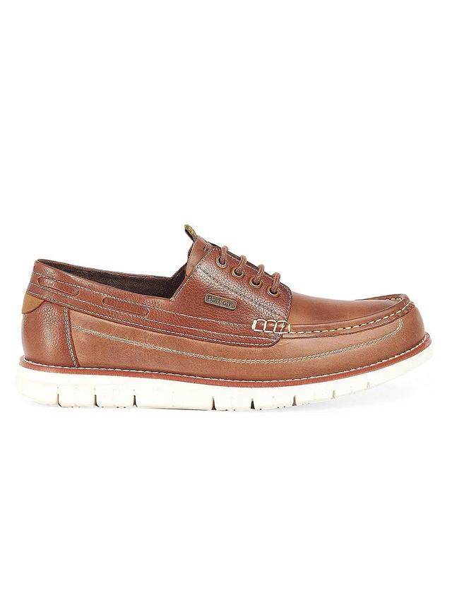 Mens Hardy Leather Boat Shoes Product Image