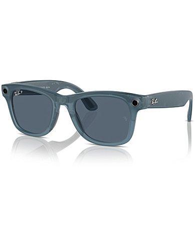 Ray-Ban Ray-Ban Meta Polarized Wayfarer Square Smart Sunglasses, 53mm Product Image