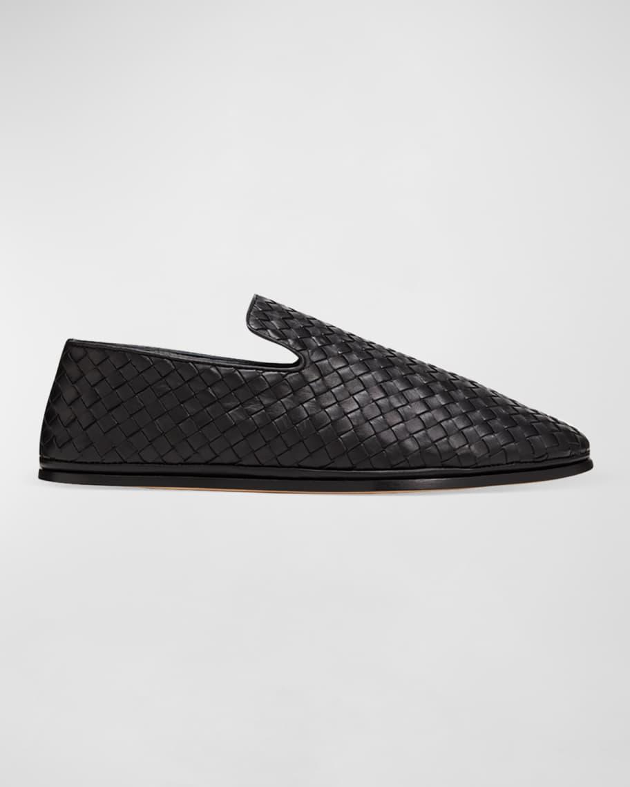 Men's Sunday Intrecciato Leather Slippers Product Image