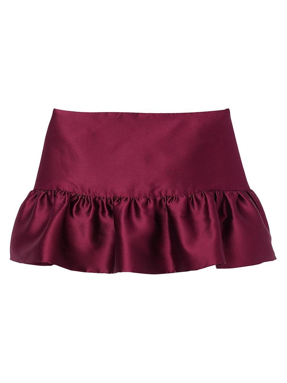 Womens Satin Skort Product Image