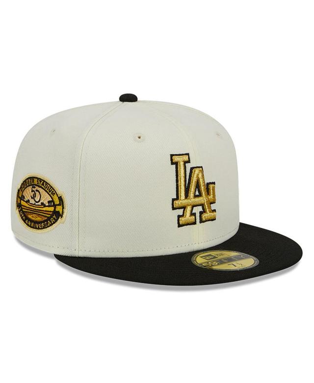 Mens New Era White Los Angeles Dodgers City Icon 59FIFTY Fitted Hat Product Image