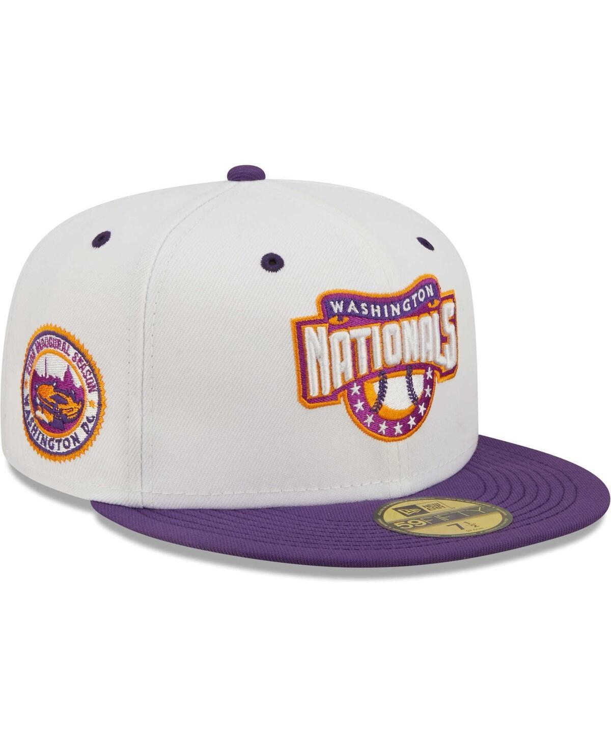 Mens New Era /Purple Washington Nationals 2008 Nationals Park Inaugural Season Grape Lolli 59FIFTY Fitted Hat Product Image