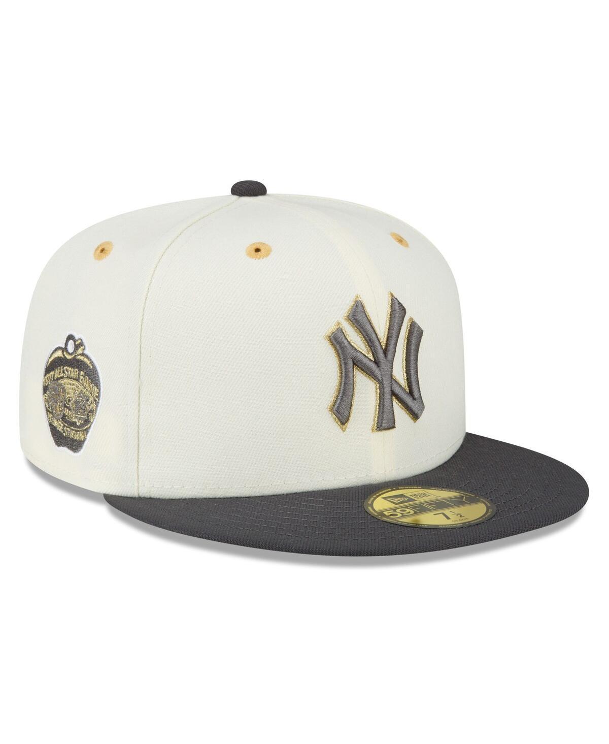 Mens New Era /Charcoal New York Yankees 1977 MLB All-Star Game Chrome 59FIFTY Fitted Hat Product Image