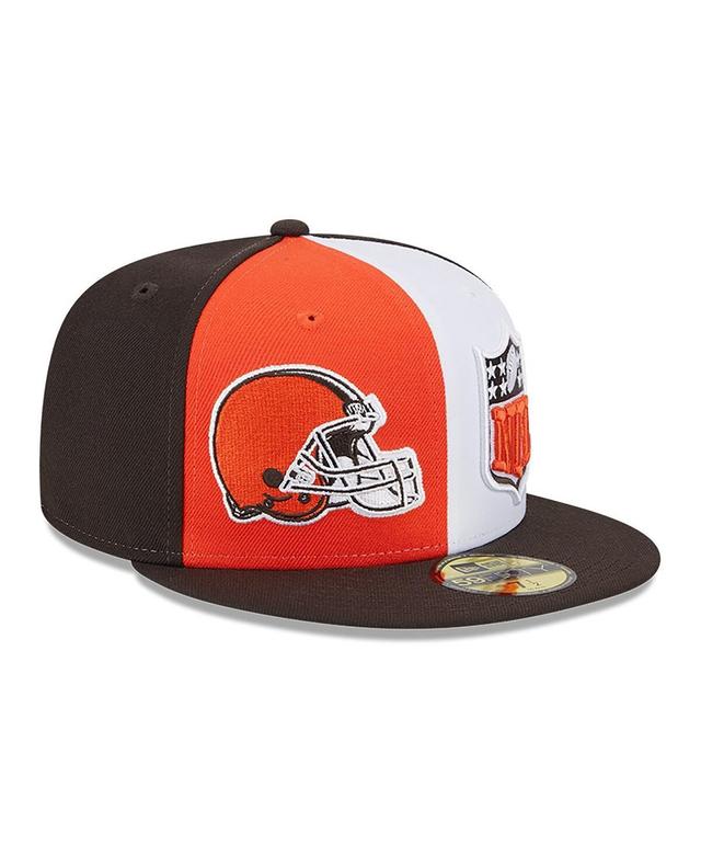 Mens New Era /Brown Cleveland Browns 2023 Sideline 59FIFTY Fitted Hat Product Image