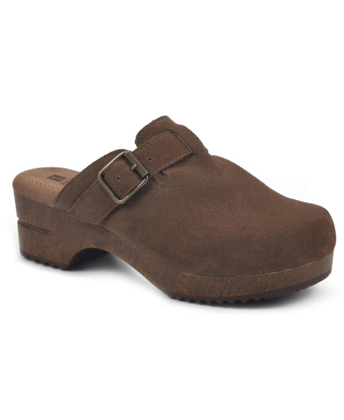 White Mountain Womens Behold Clogs - Brown Product Image