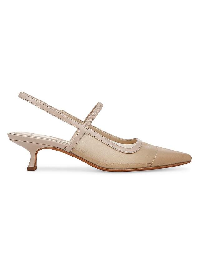 Womens Venice 45MM Mesh Slingback Pumps Product Image