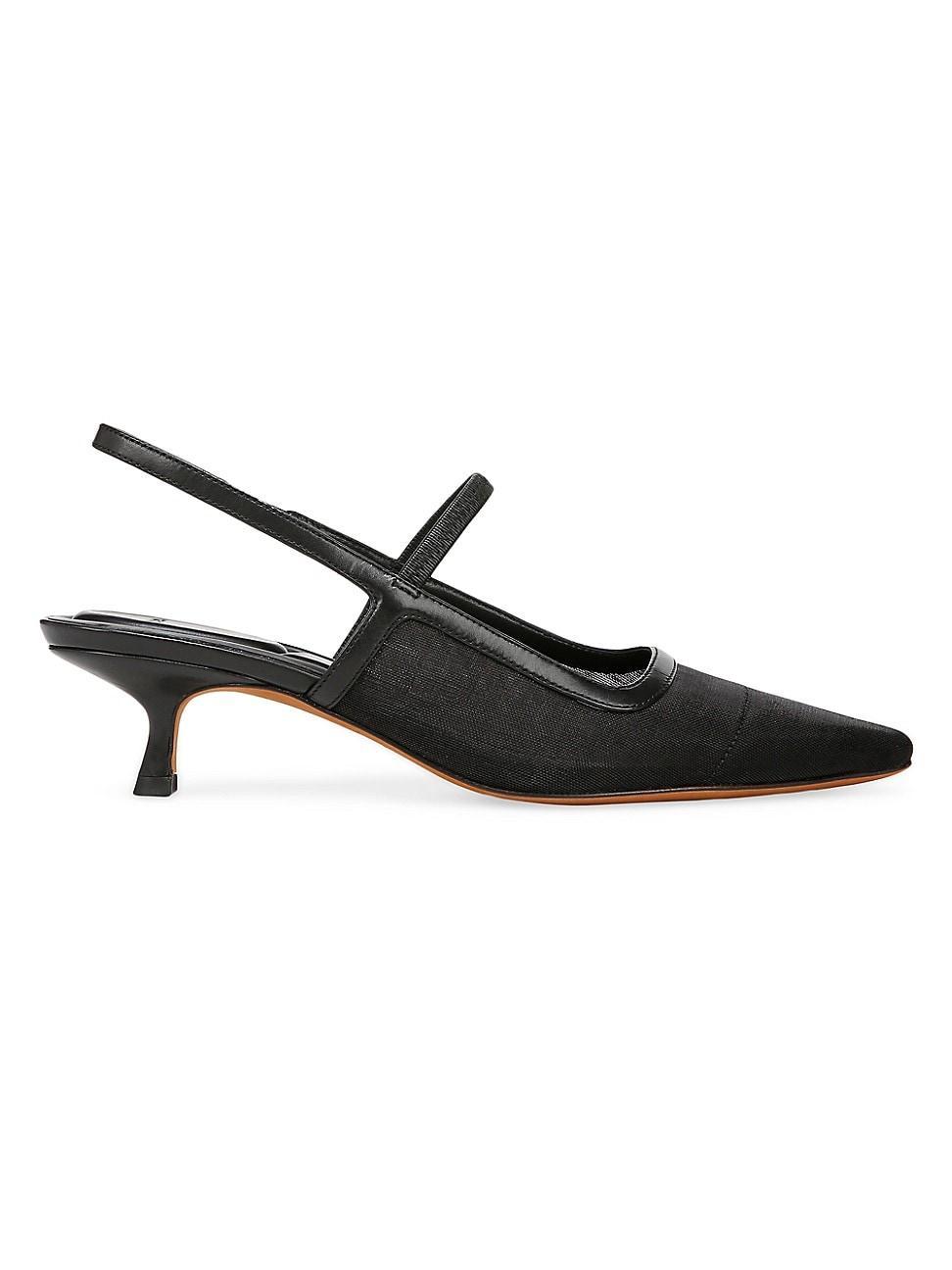 Womens Venice 45MM Mesh Slingback Pumps Product Image