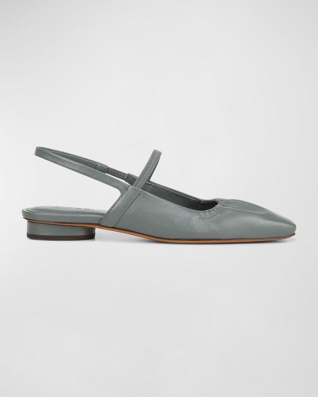 Womens Venice Leather Slingback Flats Product Image