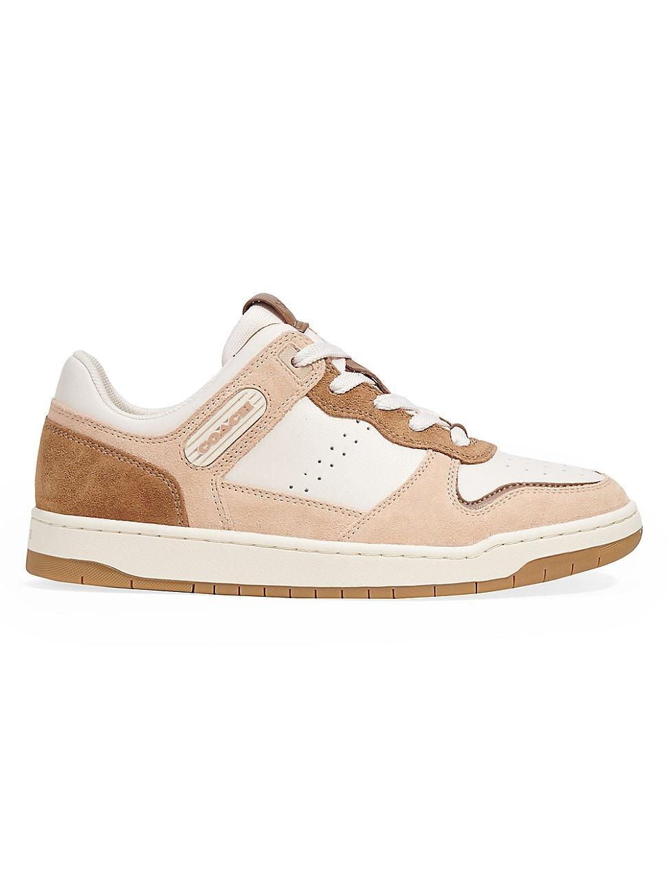 Womens C201 Suede & Leather Low-TopSneakers Product Image