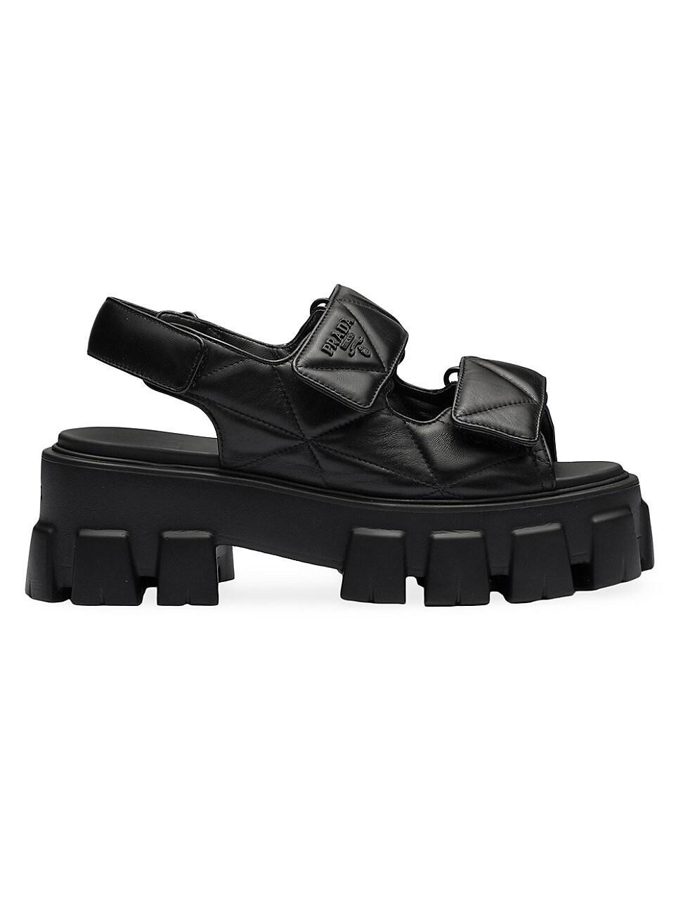 Womens Monolith Nappa Leather Sandals Product Image