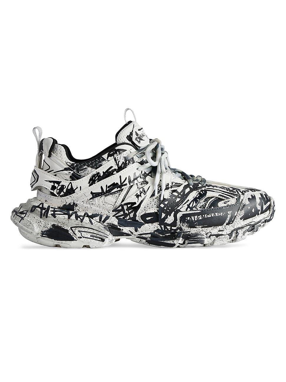 Mens Track Graffiti Sneakers Product Image