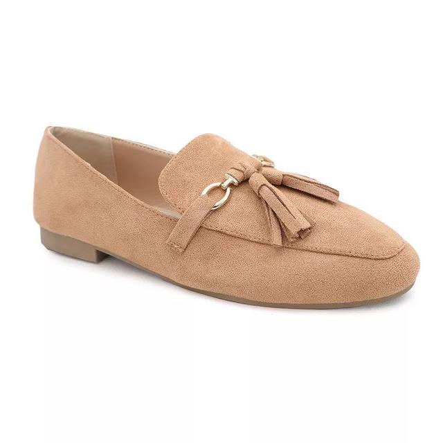 Yoki Edline-44 Womens Tassel Loafers Product Image