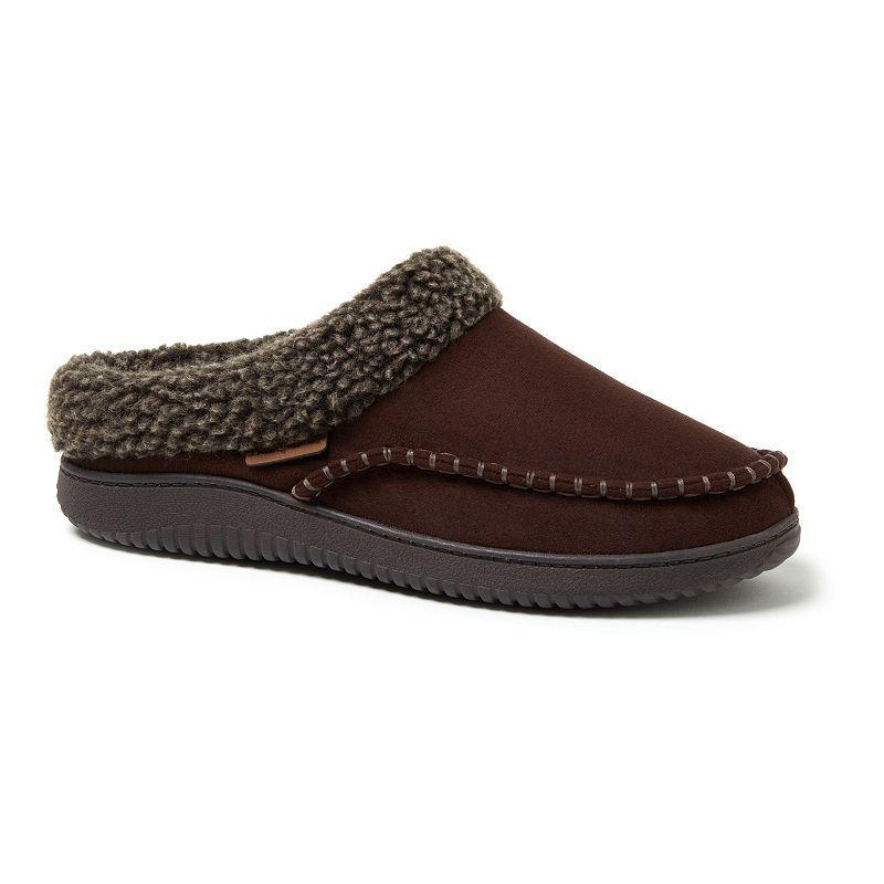 Dearfoams Marshall Microsuede Mens Clog Slippers Product Image