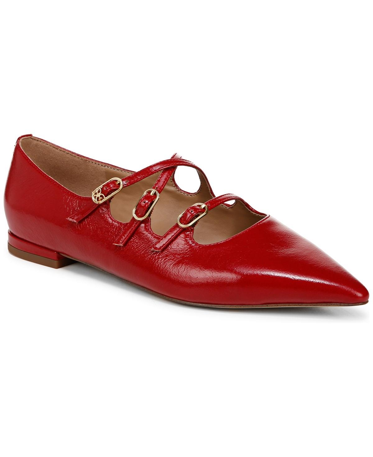 Womens Cass Metallic Leather Flats Product Image