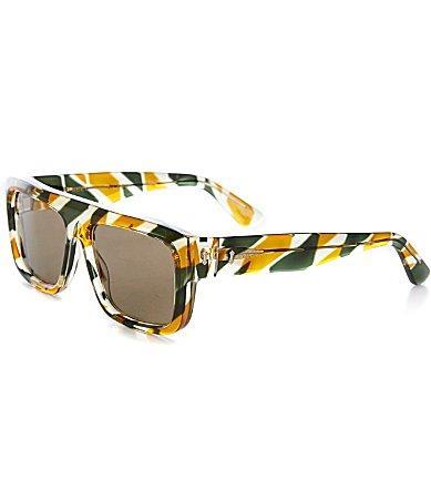 Gucci Mens GG1461S Rivets Stripe 55mm Square Sunglasses Product Image