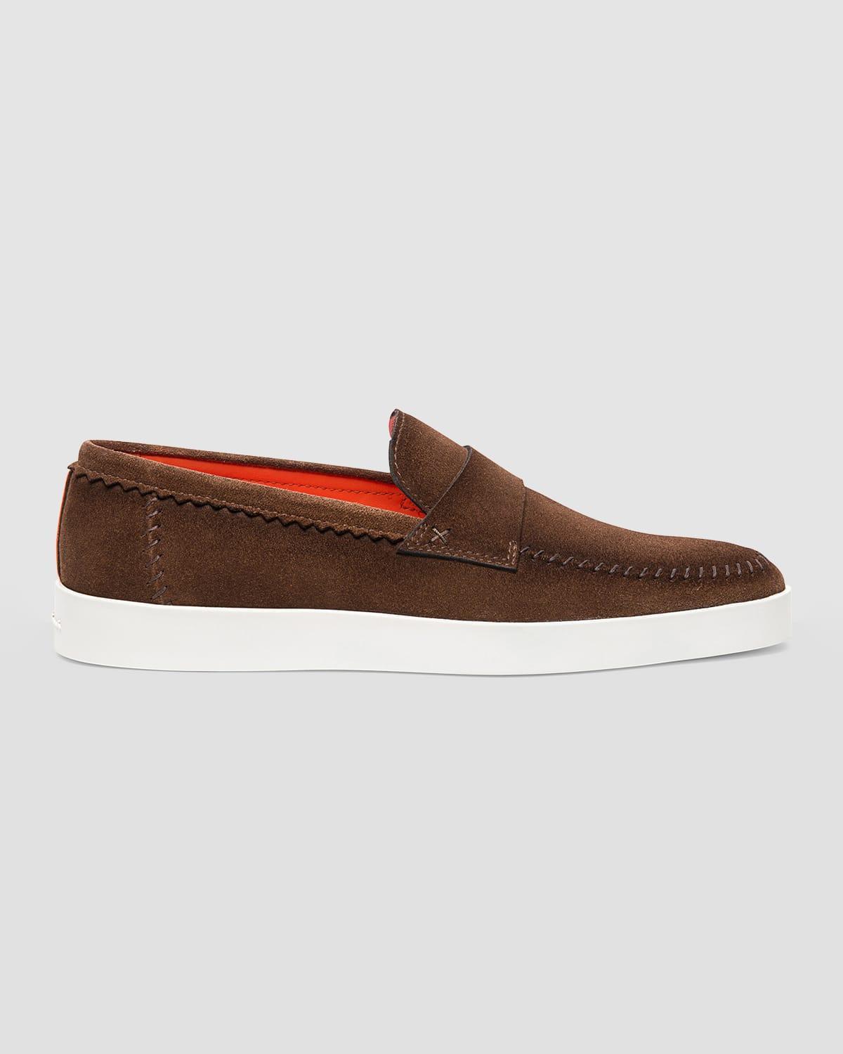 Mens Atlantis Suede Sneaker Sole Loafers Product Image
