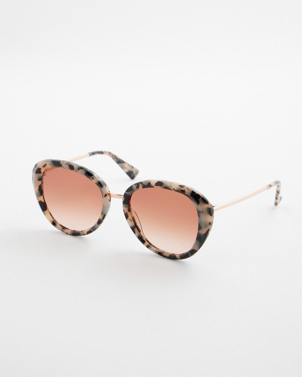 Tort Print Cateye Sunglasses Product Image