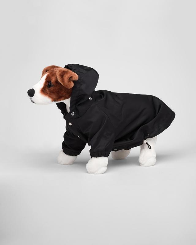 Re-Nylon dog raincoat with hood Product Image