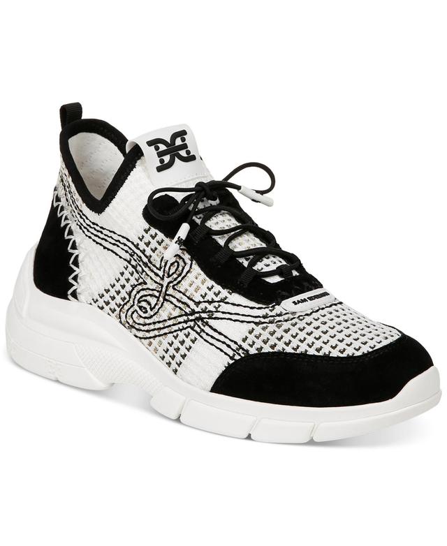 Sam Edelman Chelsie Lace Up Knit Sneaker Multi Knit Product Image