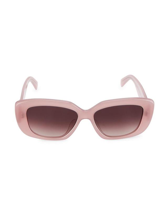 CELINE Triomphe 55mm Gradient Rectangular Sunglasses Product Image