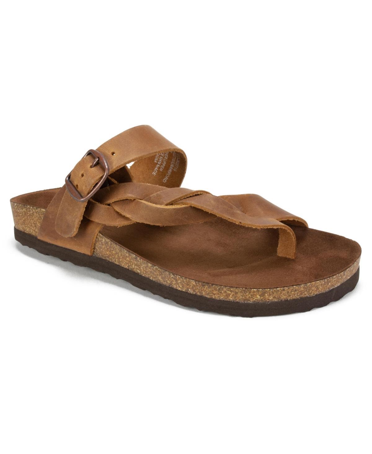 White Mountain Womens Crawford Footbed Sandals - Sandal Wood Product Image