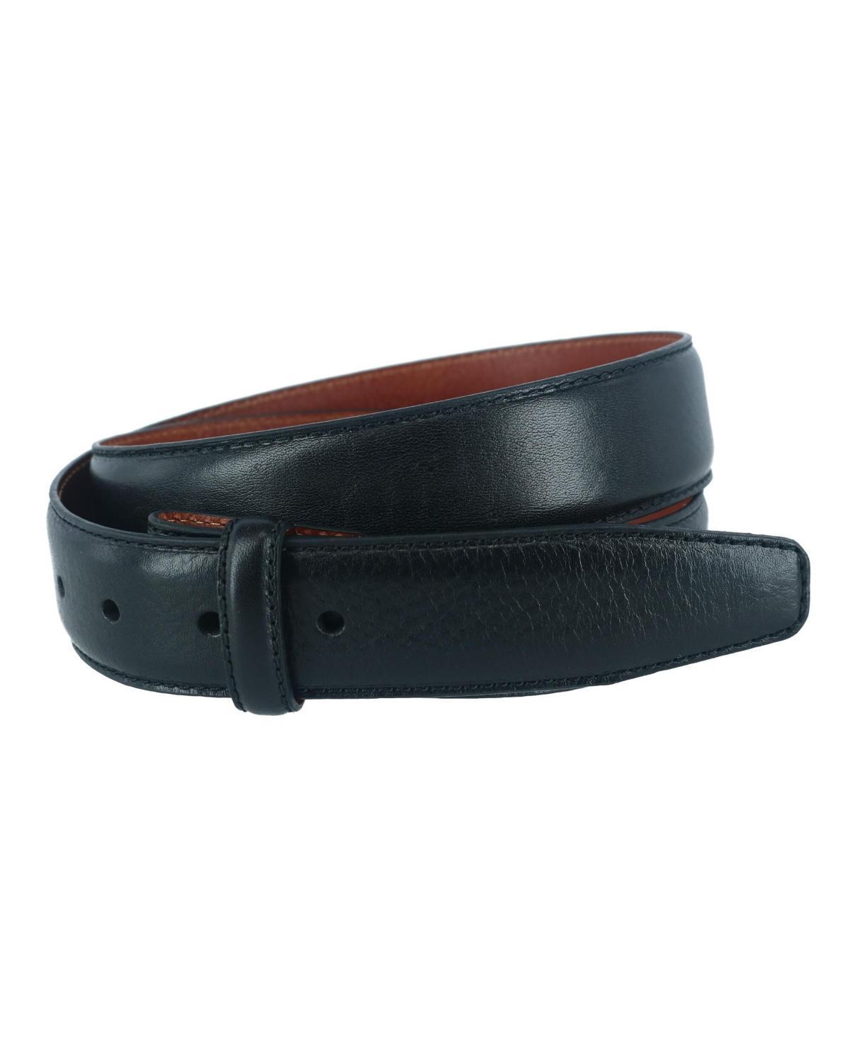 Trafalgar Mens Pebble Grain Leather 35mm Harness Belt Strap Product Image