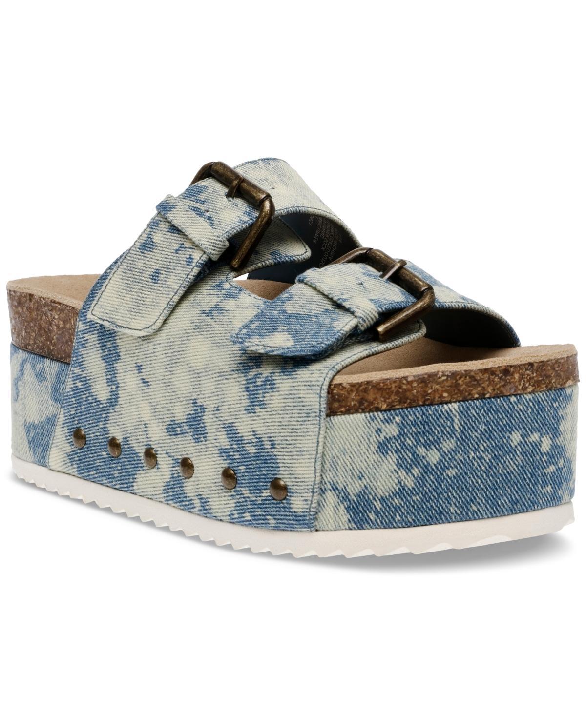 Steve Madden Womens Kali High Platform Footbed Sandals Product Image