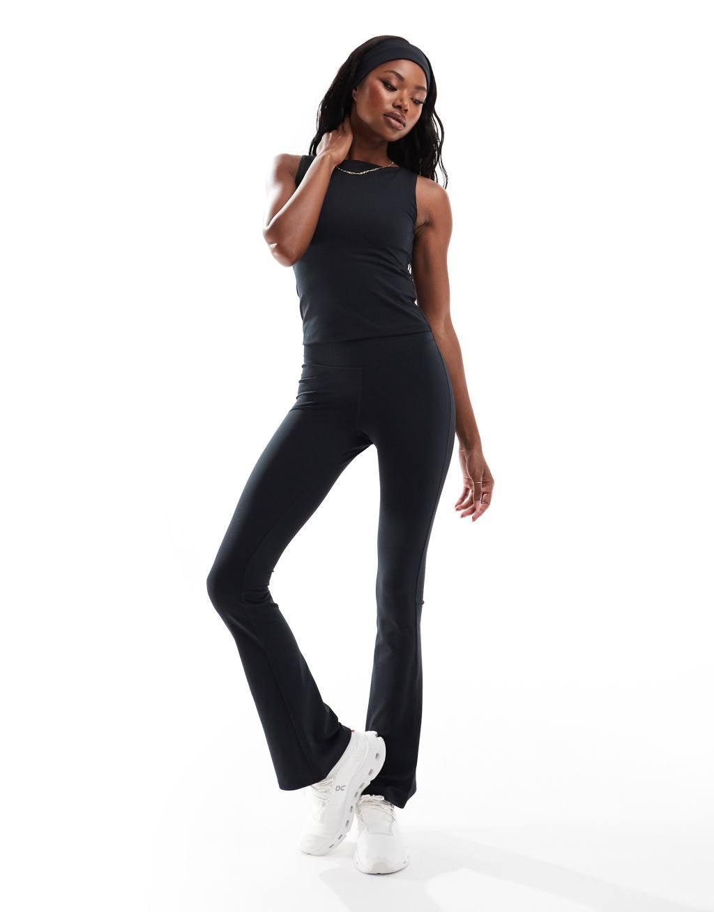 ASOS 4505 Icon slim kick soft touch yoga legging in black Product Image